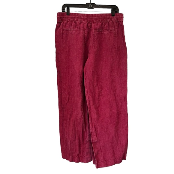 Athleta Retreat Linen Wide Leg Pant, Sz 12 - Picture 4 of 16